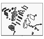97205H9410 - : 2018-2022 Hyundai Accent - AC &amp; Heater Assembly for Hyundai: Accent Image