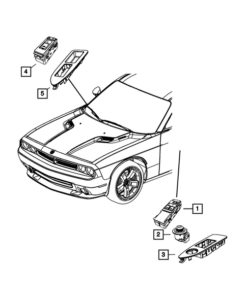 Switches for 2009 Dodge Challenger #3