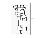 68027238AA - HVAC: Extension Pipe for Chrysler: Aspen | Dodge: Durango Image
