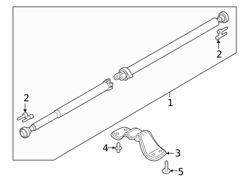 Drive Shaft for 2018 Lincoln MKC #0