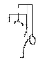 11141432099 - Engine: Front Cover Gasket for BMW: 318i, 318is, 318ti, Z3 Image