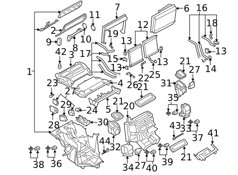Evaporator & Heater Components for 2009 Audi S8 #0