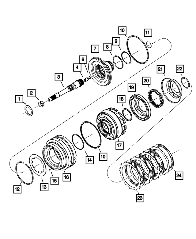 4799088 - Automatic Transmission Multi-Speed: Transmission Snap Ring for Mopar Image image