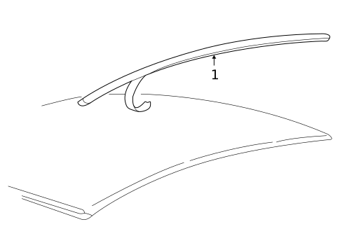 Exterior Trim - Roof for 2007 Mercury Mariner #0