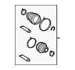 443808040 - Front Drive Axle: Boot Kit for Toyota: Sienna Image