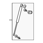 8N7871556B - Body: Strut Assembly for Audi: TT, TT Quattro Image