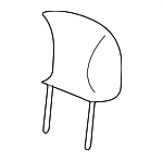 88940263 - Body: Headrest Cushion for GM Image