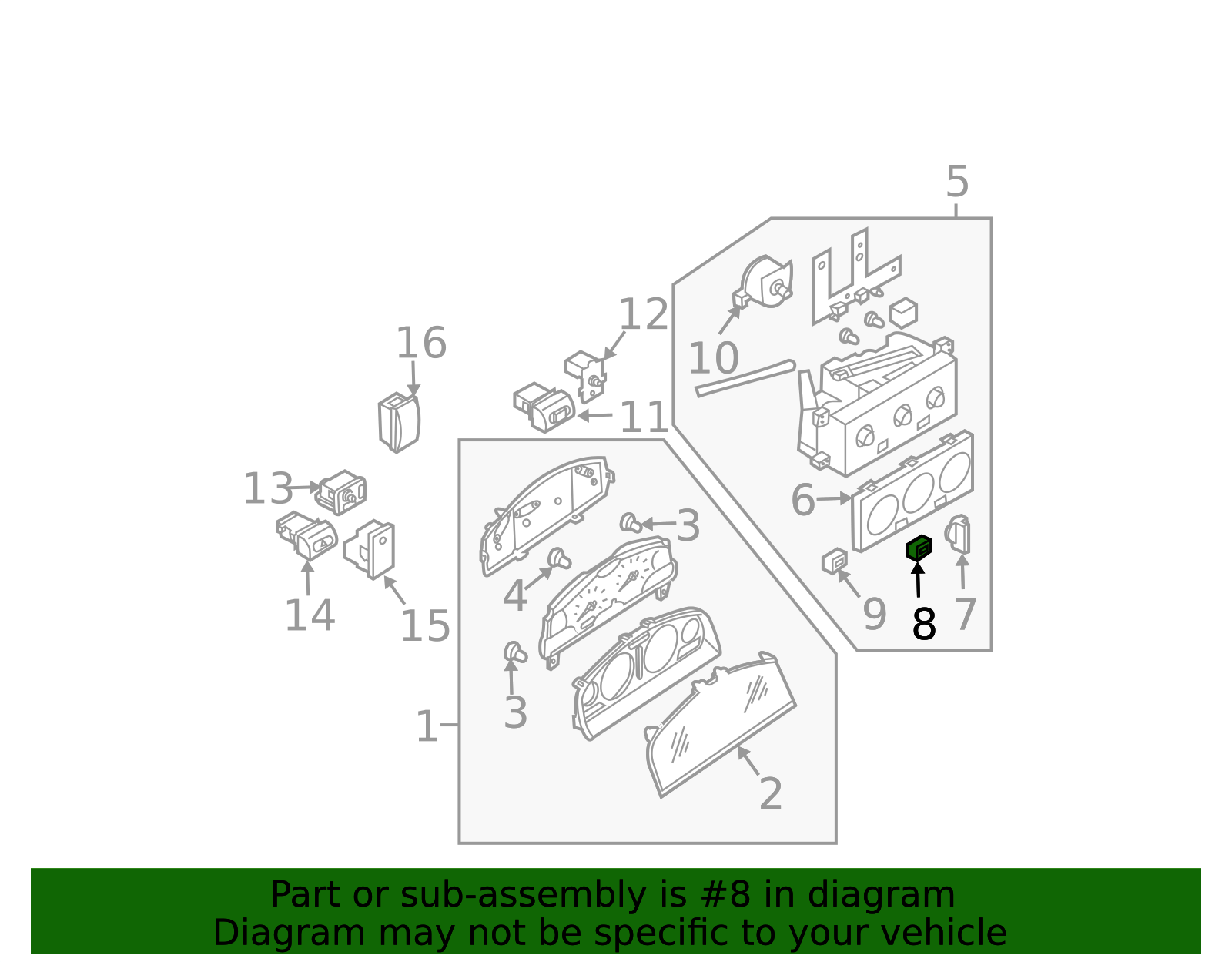 27560-7Z415 - Button 2001-2004 Nissan | Official Nissan Parts Store