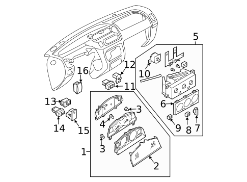 Switches for 2002 Nissan Frontier #1
