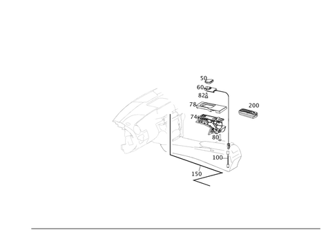 Car Telephone for 2008 Mercedes-Benz C350 #0