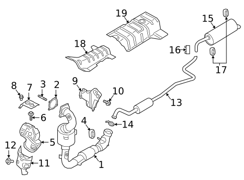 Exhaust Components for 2020 Ford EcoSport #0