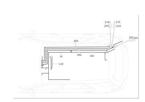 Cable Harness for Roof for 2012 Mercedes-Benz GL550 #0