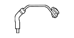 31406272 - Body: Vacuum Hose for Volvo: C30, C70, S40, V50 Image