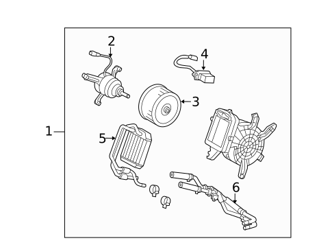 Rear Heater for 2007 Toyota Highlander #0