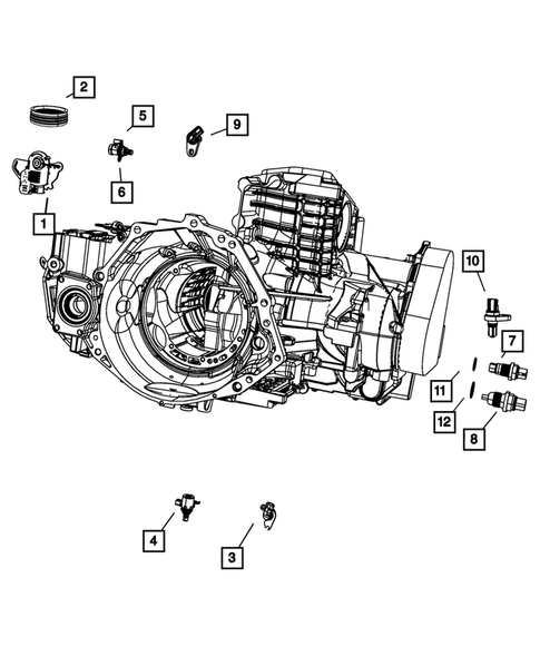 Sensors for 2010 Chrysler Town & Country #3
