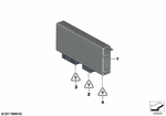 61355B5DFC7 - Vehicle Electrical System: Central Gateway Module for BMW Image