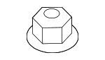 7147336362 - Body: Splash Shield Nut for BMW Image