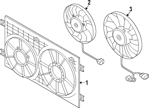 Cooling Fan for 2023 Volkswagen Arteon #0