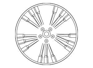 52910P7250 - : Wheel, Alloy for Hyundai: Santa Fe Image