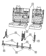 5143243AA - : Rear Seat Back Frame, Left for Chrysler: Pacifica Image