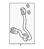 4G1260712G - HVAC: Evaporator Tube for Audi Image