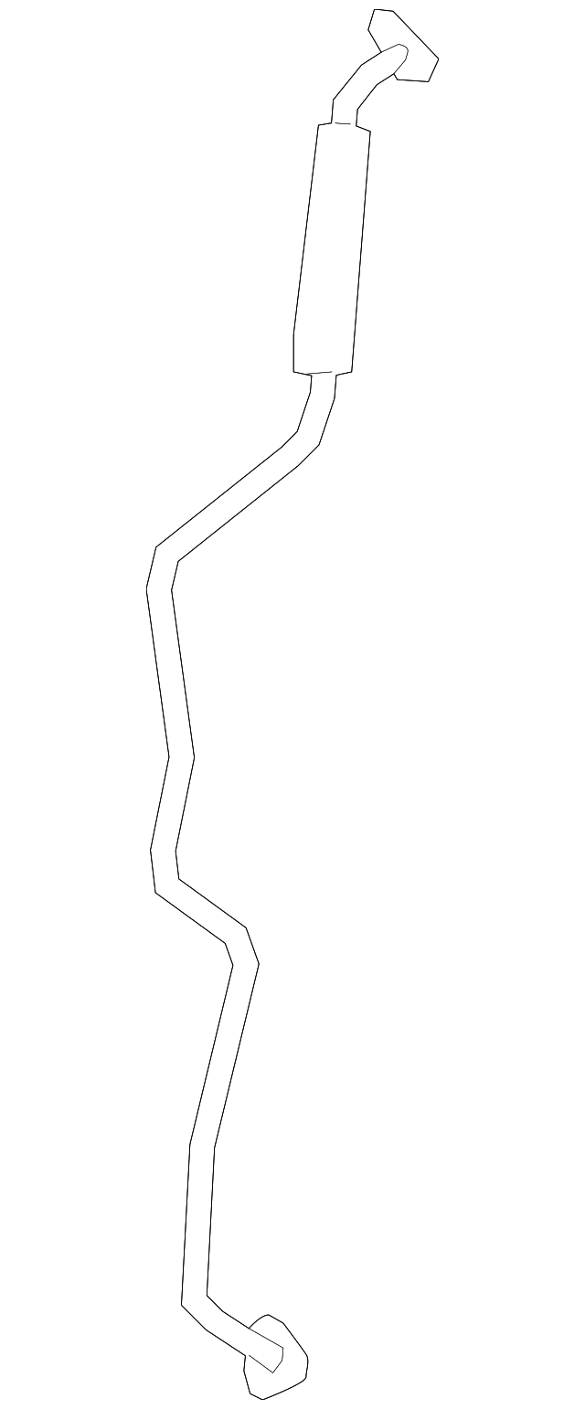 Rear Suction Line - Porsche (9Y0-816-739-C)