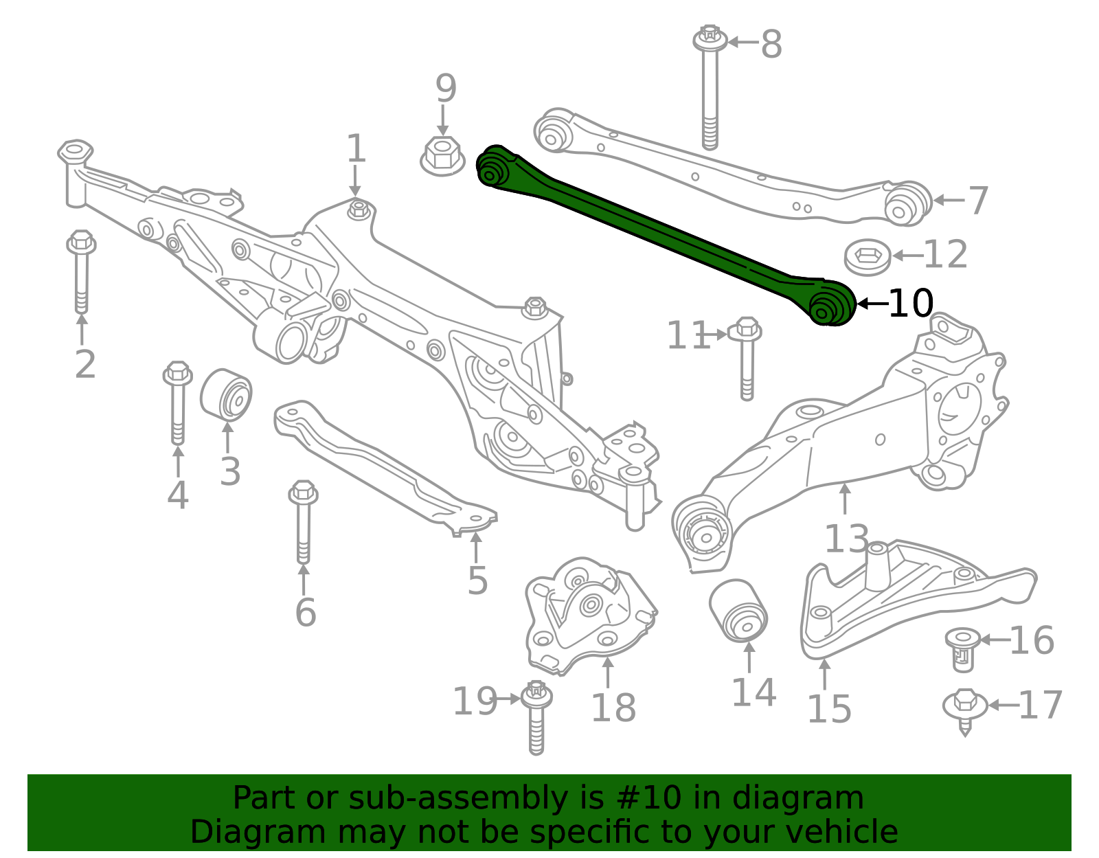 33326894276 - 2023-2025 BMW Lower Control Arm (33-32-6-894-276