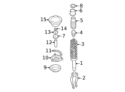 Shocks & Struts for 2001 Hyundai Sonata #0