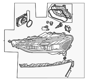 4J3941085B - Electrical: Composite Assembly for Audi: e-tron GT, RS e-tron GT Image