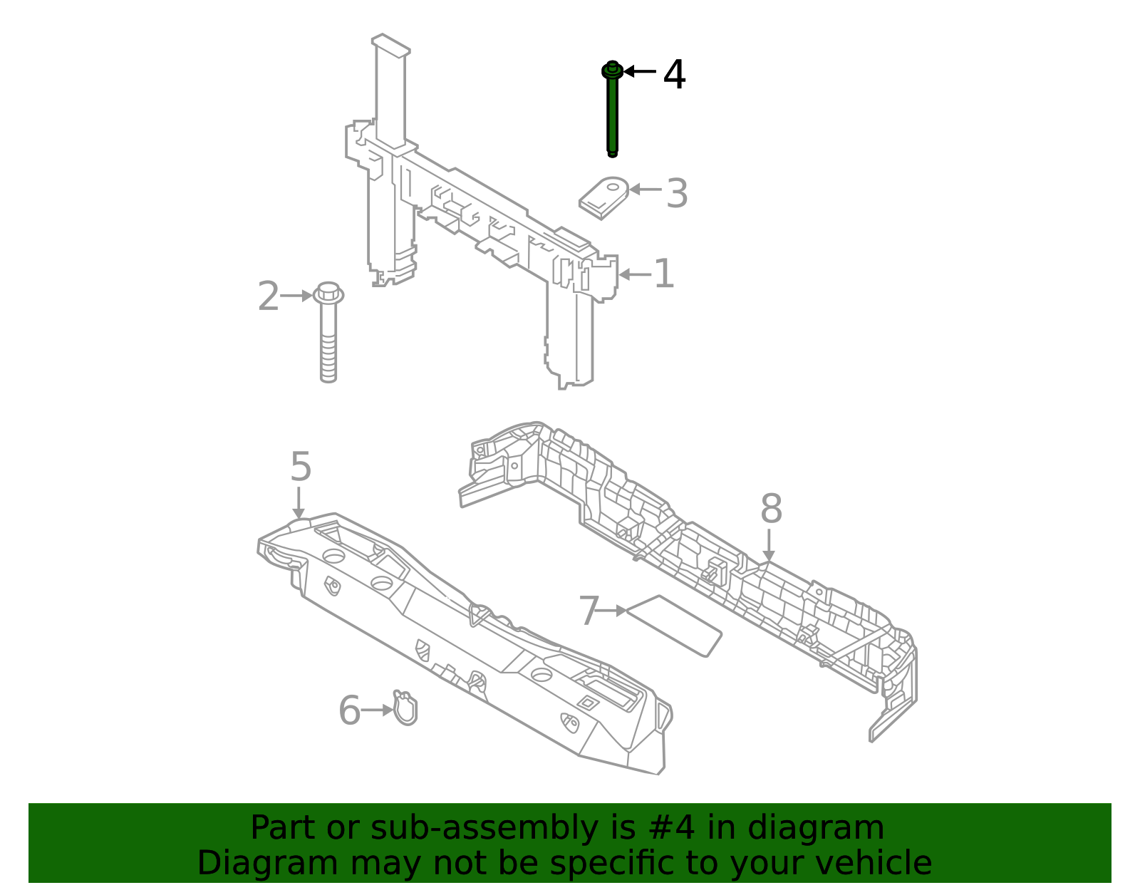 Support Bolt - BMW (7119905980)