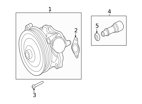 Water Pump for 2014 Jaguar F-Type #0