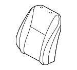 7107347080A0 - Body: Seat Back Cover for Toyota: Prius Image