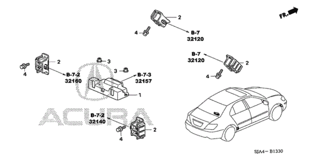 TPMS Unit for 2006 Acura RL #0