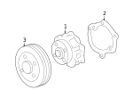 12709178 - Belts &amp; Cooling: Engine Water Pump for GM Image