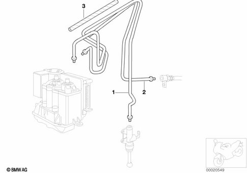 Brake Lines for 1997 BMW-Motorrad R 1100 S #4
