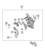 5184653AF - 3.6L Gas; Engine: Coolant Crossover for Mopar Image