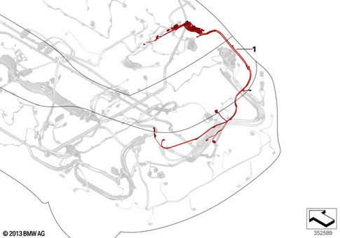 Main Wiring Harness for 2019 BMW i3s 120Ah #3