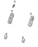 68472839AA - Electrical: Memory Selector Switch for Dodge: Durango Image