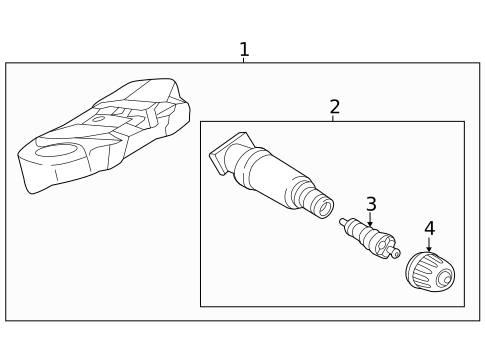 Tire Pressure Monitor Components for 2025 BMW X3 #0