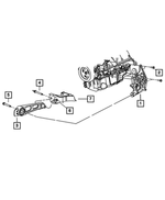 6101864 - 2.4L Gas; Engine: Hex Head Bolt And Coned Washer, Mounting for Mopar Image