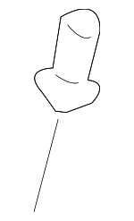 99139409051 - Body: Inner Wheelhouse Rivet for MB Vans Image