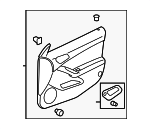 25926292 - Body: Door Interior Trim Panel for Pontiac: G6 Image