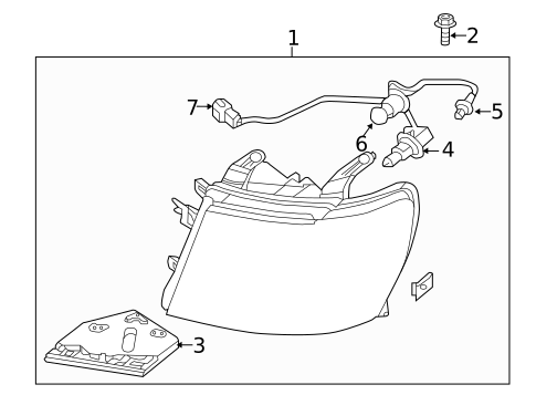 Headlamp Components for 2018 Nissan NV2500 #0