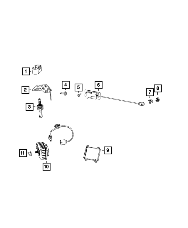68417929AB - Electrical: Striker Plate for Mopar Image
