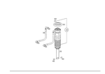 2203208213 - : Hydropneumatic Spring Leg for Mercedes-Benz: CL500, CL55 AMG, S430, S55 AMG Image