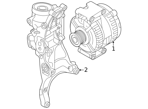 Alternator/Generator & Related Components for 2025 Volkswagen Tiguan #0