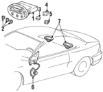 3S4Z18C858GA - Body: Control Assembly for Ford: Escort Image