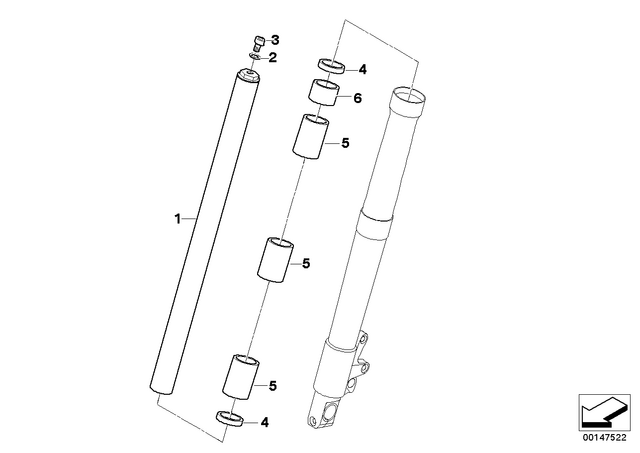 31427669919 - : Stanchion                 for BMW-Motorrad Image