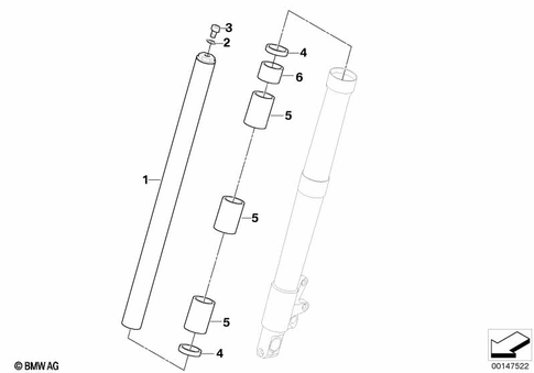 Telescopic Forks, Telelever for 2005 BMW-Motorrad R 1200 S #3