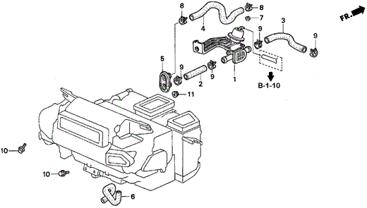 Water Valve for 1995 Acura TL #0